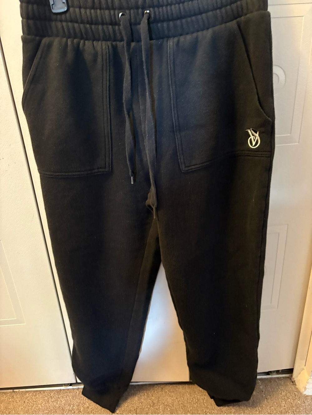 Victoria's Secret Black women’s Jogger Sweatpants with Logo